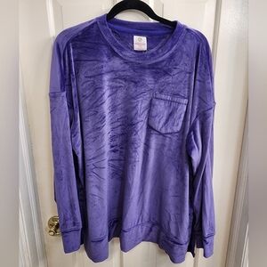 MarleyLilly Super Soft Purple Pullover Size L/XL